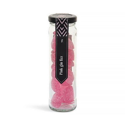 Chocamama: Pink Fizz Flavoured Rock Candy