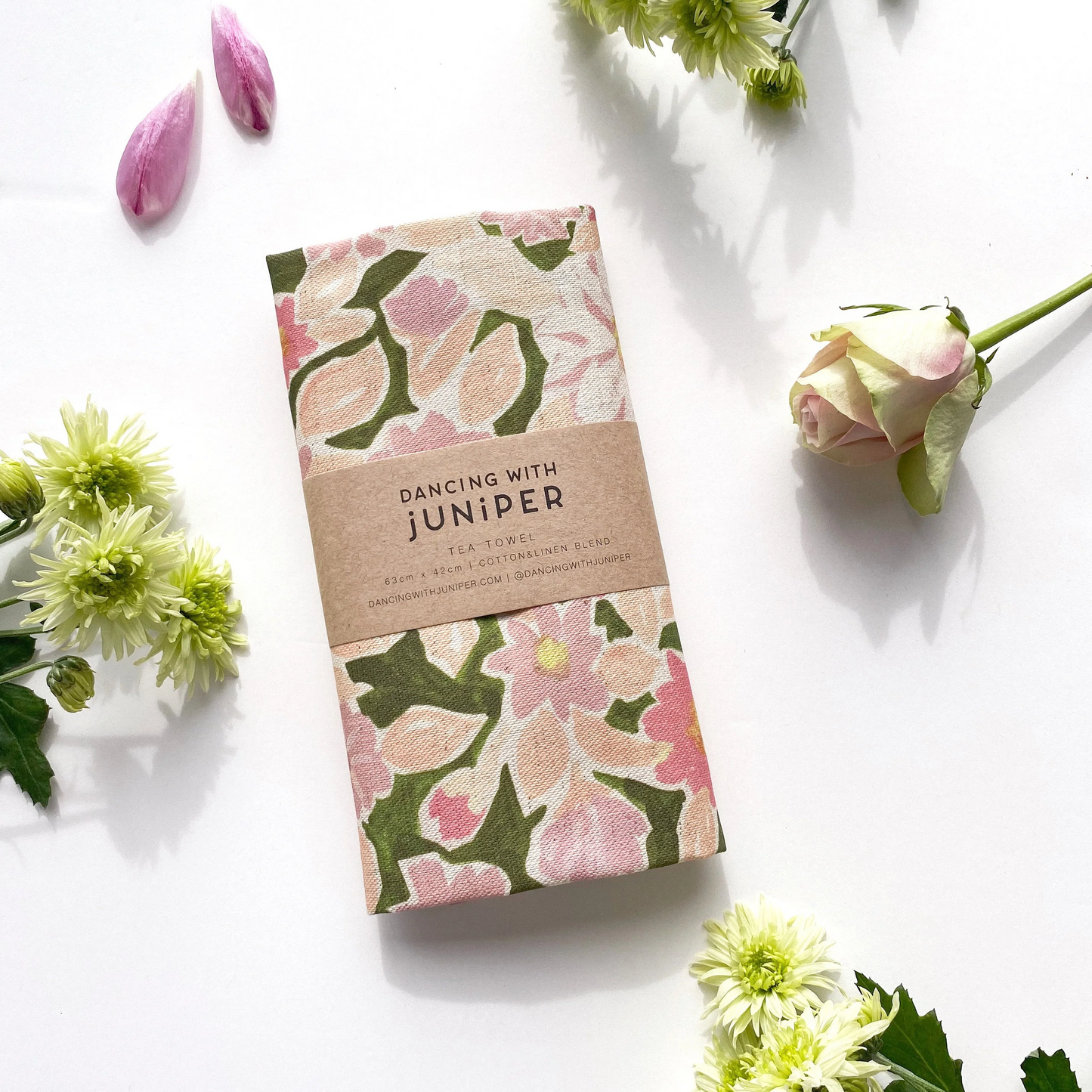 Dancing with Juniper: Forest Floor Tea Towel