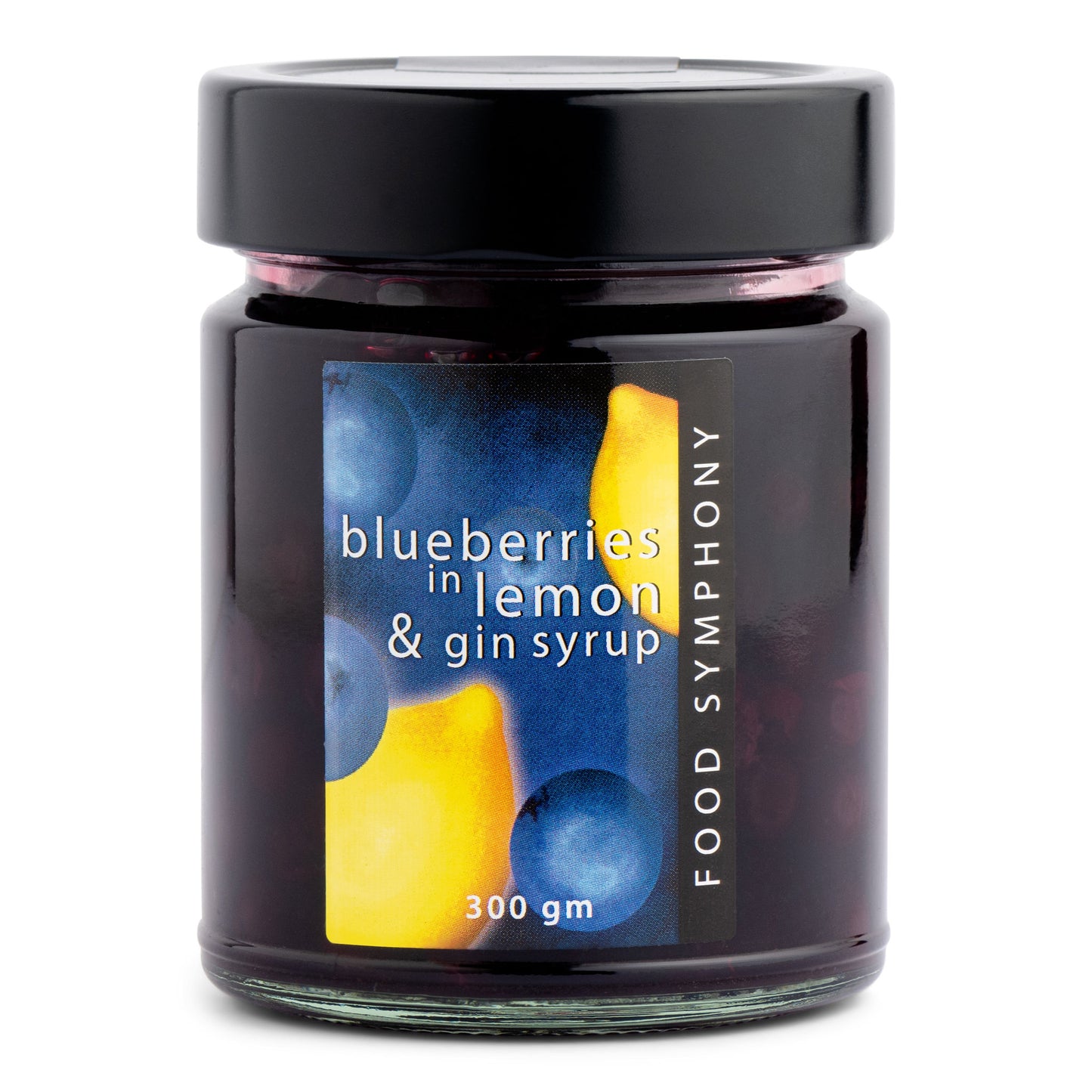 Food Symphony: Blueberries in Lemon & GIn syrup