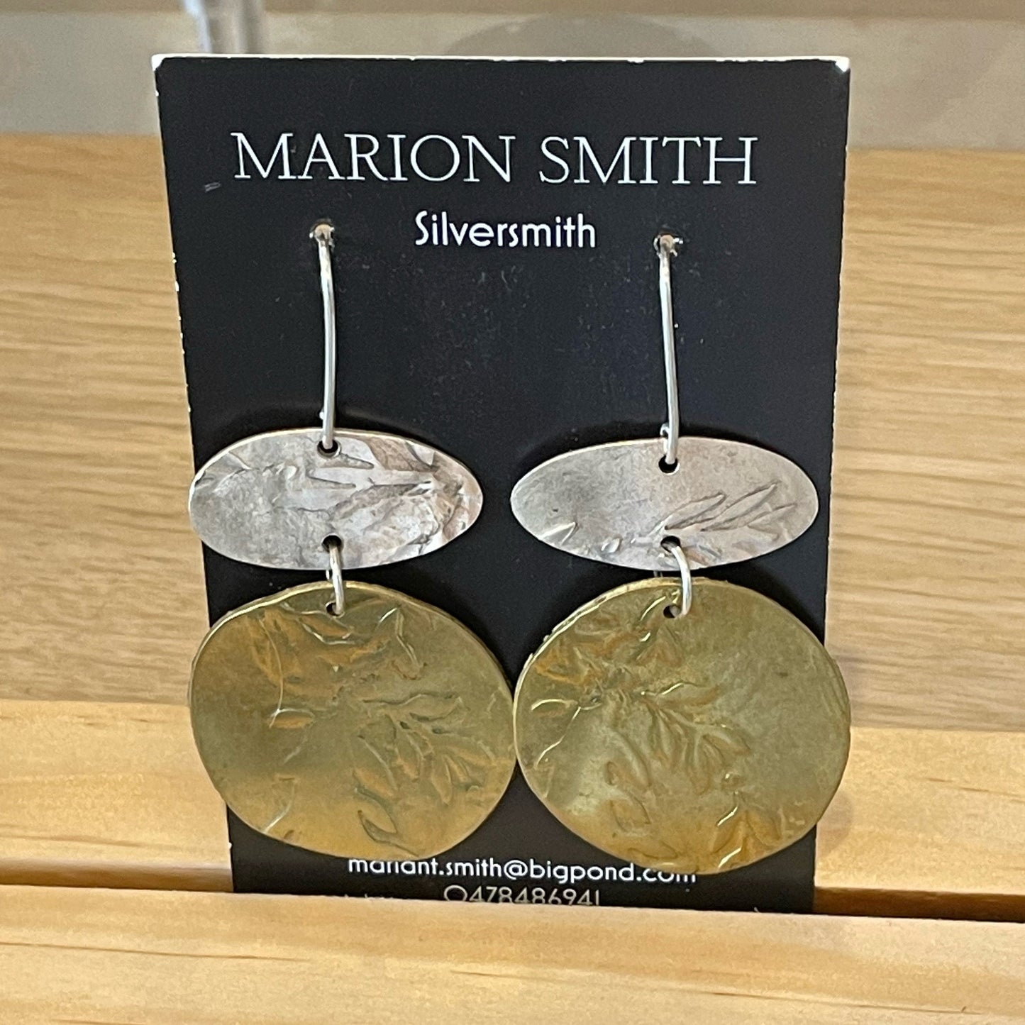 Marion Smith Torquay: Silver & Enamel Earrings