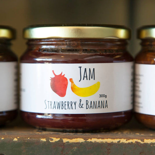 Jel's Preserves: Strawberry & Banana Jam