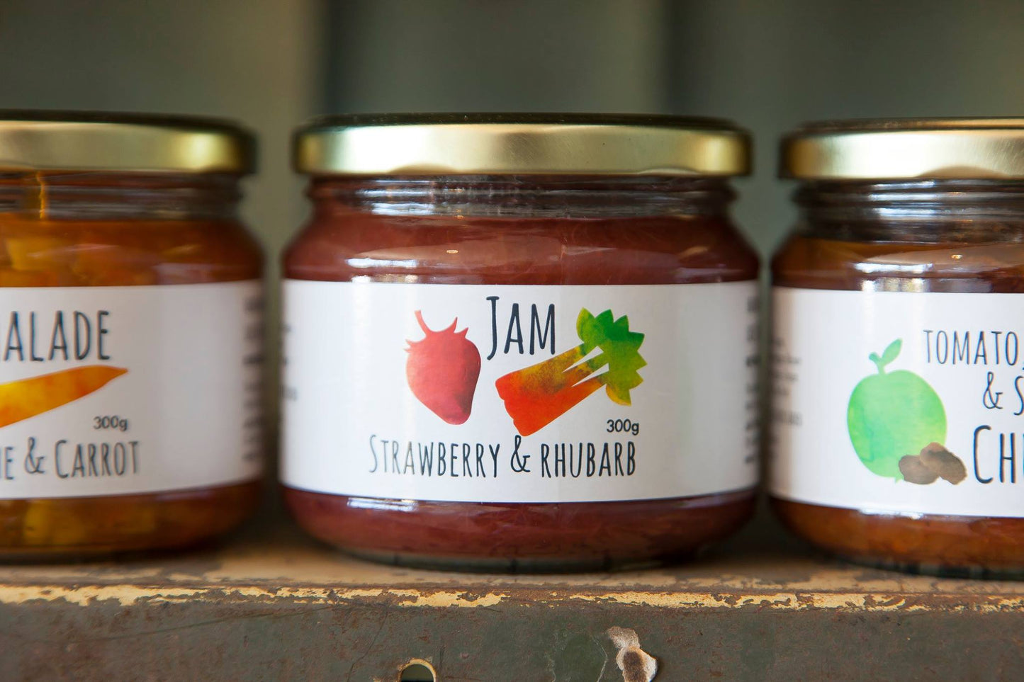 Jel's Preserves: Strawberry & Rhubarb Jam